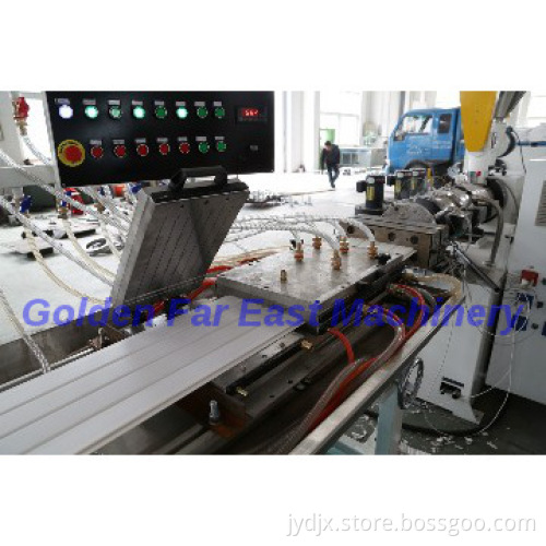 PVC profile extrusion machine